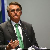 O presidente Jair Bolsonaro participa da abertura do 5º Fórum Nacional de Controle - Educação no Pós-Pandemia.