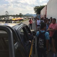 Caminhoneiros protestam na Rodovia Presidente Dutra (Cristina Indio do Brasil/Arquivo Agência Brasil)