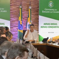 GOVERNADOR E SECRETARIOS EM REUNIAO COM A BANCADA DE DEPUTADOS FEDERAIS CEARENSES