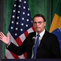 O presidente da República, Jair Bolsonaro, participa de reunião Brasil-EUA, Fórum do Conselho Empresarial, para discutir relações e cooperação e engajamento futuros, em Washington, EUA.