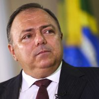 O ministro da Saúde, Eduardo Pazuello, durante entrevista ao programa Brasil em Pauta.