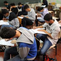 Estudantes brasilienses concluem simulado do Enem
Colégio Setor Oeste, Asa Sul, Brasília, DF, Brasil 7/7/2016 Foto: Gabriel Jabur/Agência Brasília.