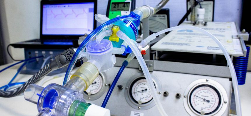 Ventiladores pulmonares são aprovados em ensaios de desempenho e segurança