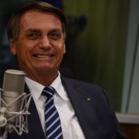 O presidente da República, Jair Bolsonaro, é entrevistado no programa A Voz do Brasil.