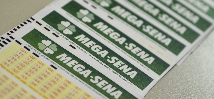 Bilhetes de aposta da mega-sena