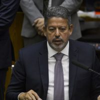 O presidente da Câmara dos Deputados, Arthur Lira, durante sessão solene para comemorar o Bicentenário da Independência do Brasil.