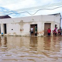 Farias Brito (CE), 09.04.2023 - Rompimento de barragem no sul do Ceará, que afeta o distrito de Cariutaba, na cidade de Farias Brito, Ceará. Foto: Defesa Civil do Ceará