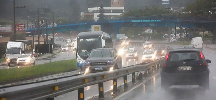 Chuvas em Santa Catarina – Estradas do Meio Oeste estão interditadas devido às fortes chuvas que assolam a região. Foto: Julio Cavalheiro/Arquivo Secom